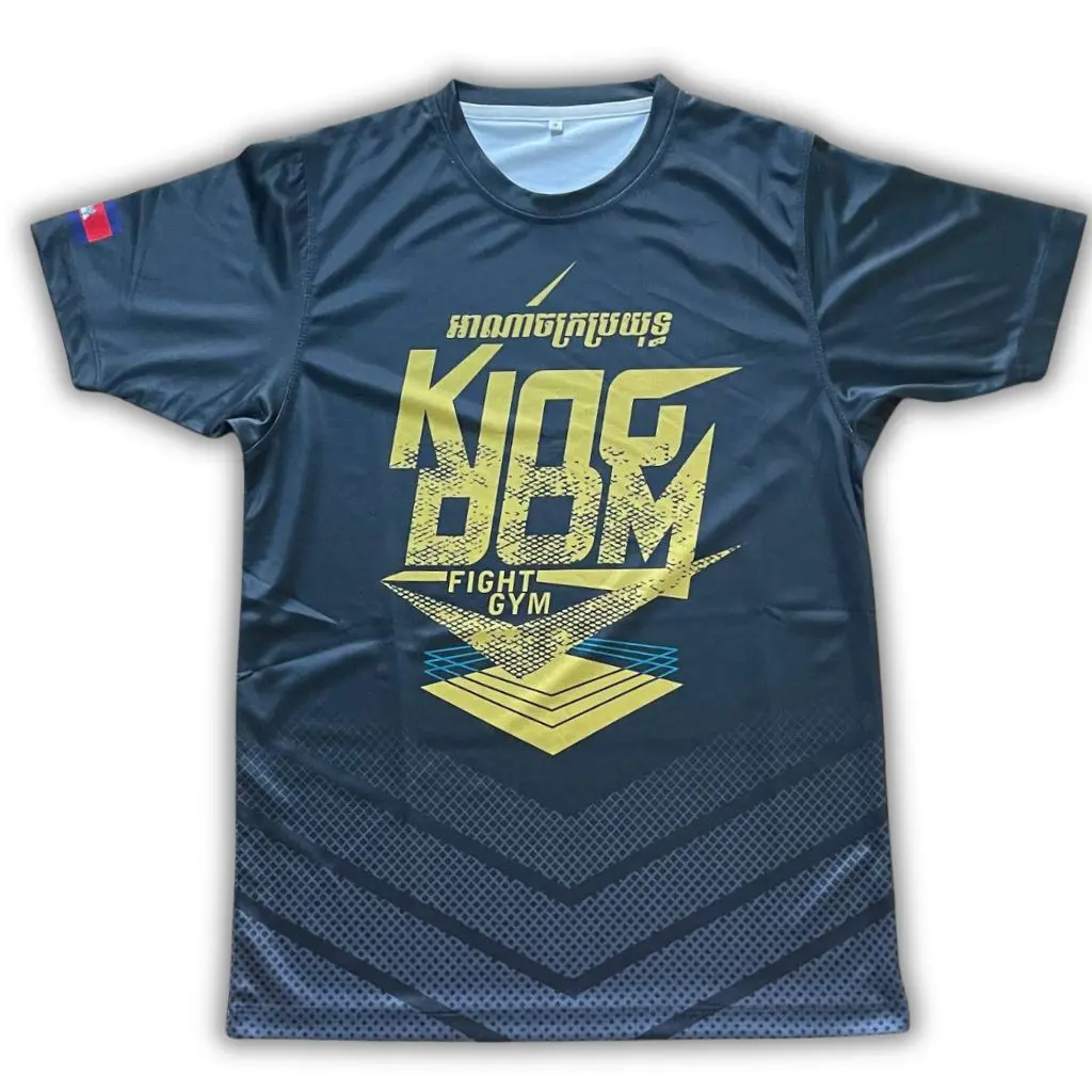 Kingdom Fight Gym T-shirt : Black/Yellow
